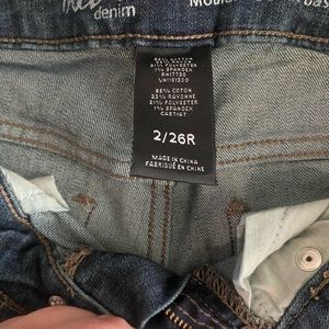 Low Rise Skinny Jeans